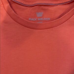 Mack Weldon Coral Short Sleeve Tee size large